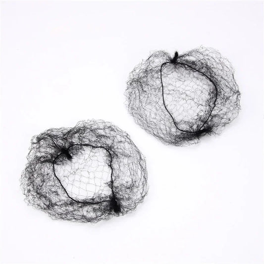 50-Pack Disposable Invisible Mesh Hair Nets – Elastic Bun Nets Mesh Hair Net Peaceful Pleasures Health and Wellness