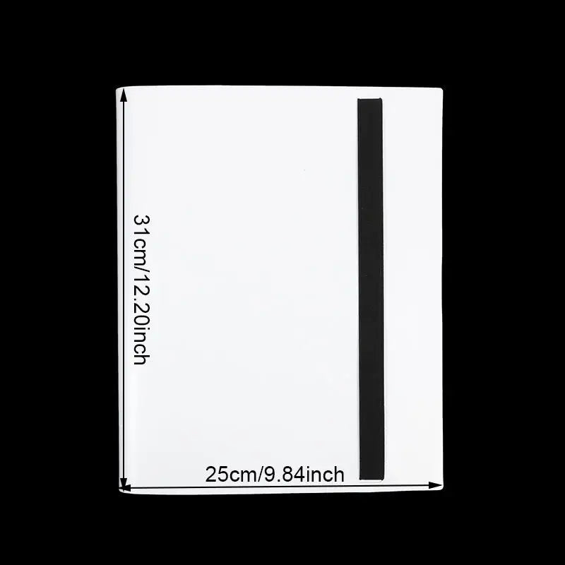 Clear Grid Pocket Album 4/9/12 Slot Organizer for Cards Tickets Portable Mini Photo Book | Multipurpose Storage for Collectibles Peaceful Pleasures Health and Wellness 9 grid white