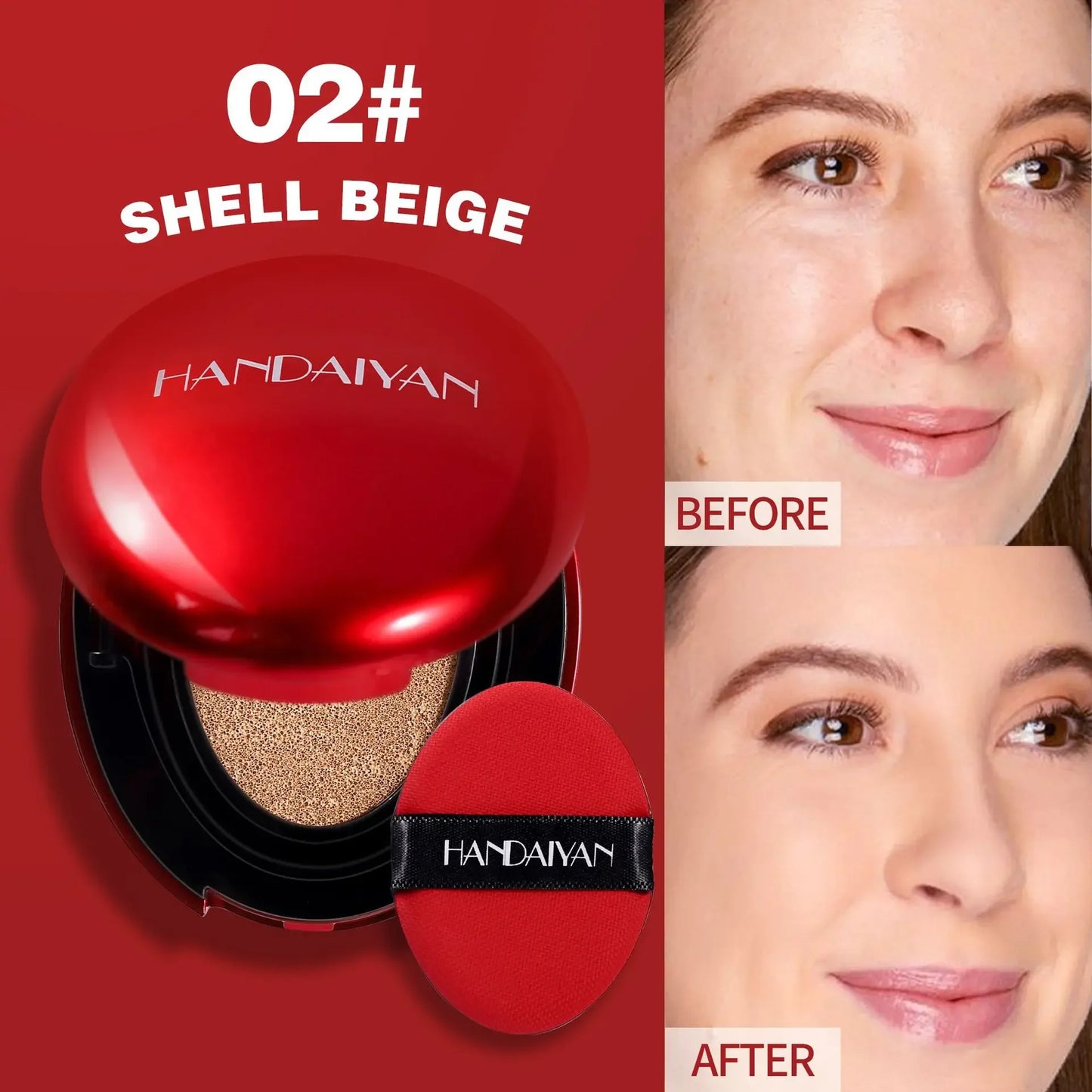 BB CC Air Cushion Cream – Full Coverage Waterproof Foundation