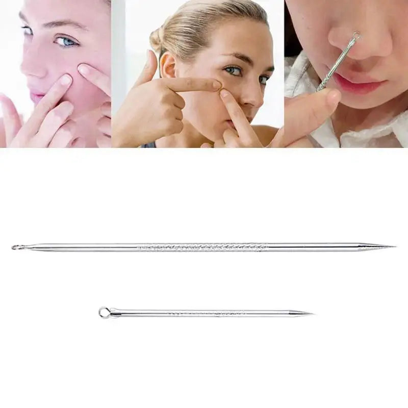 Acne Removal Needles Delicate Portable Stainless Steel Pick Blackhead
