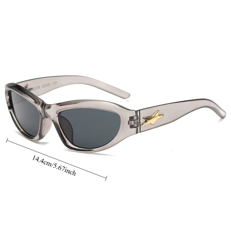 Cat Eye Steampunk Sunglasses UV400 | Vintage Unisex Eyewear