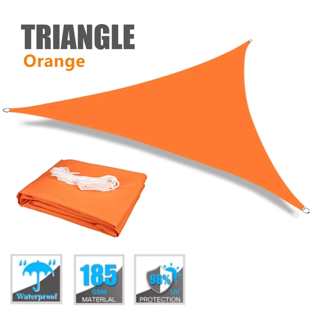 Triangle Sun Shade Sail – 98% UV Block Waterproof Canopy