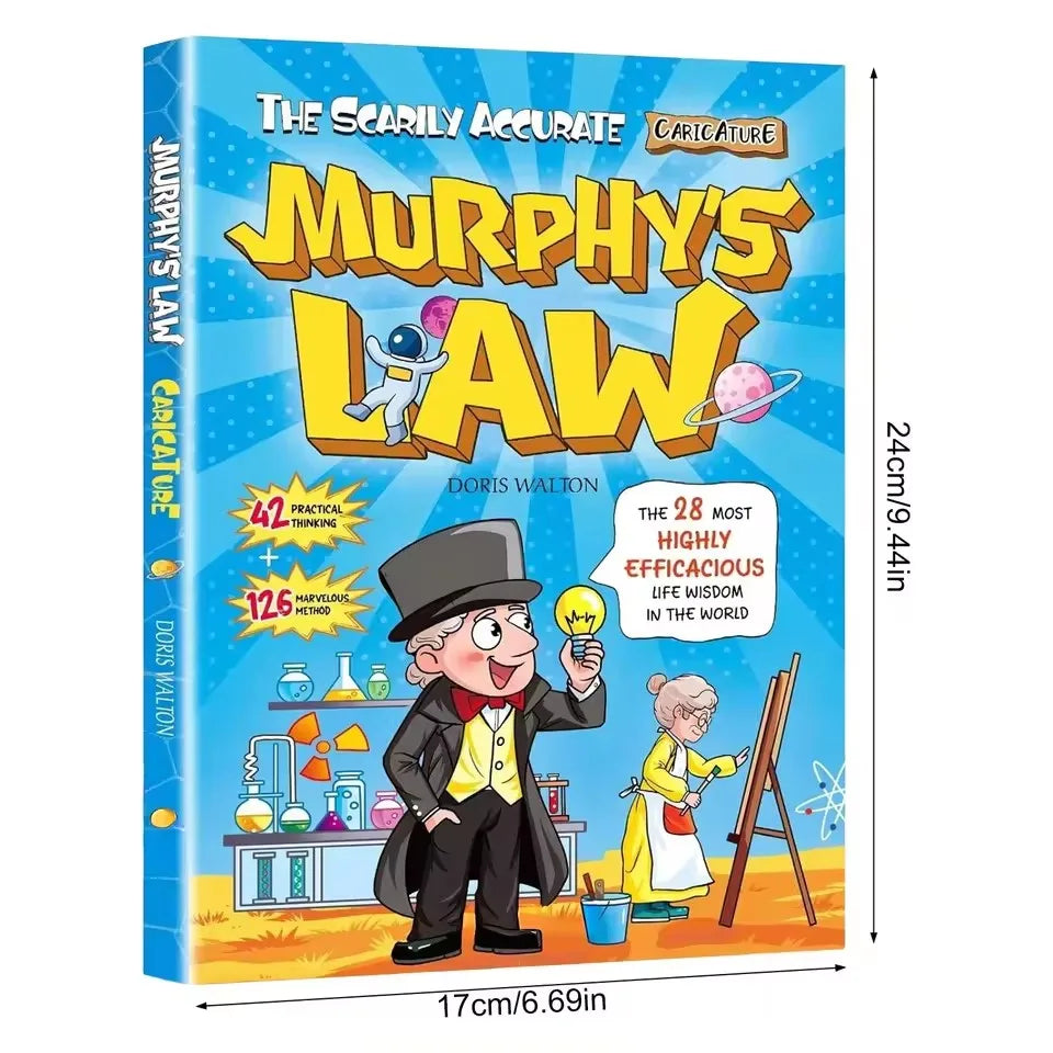 Murphy's Law Learning Book Kids 8-12 Years Old Builds Resilience