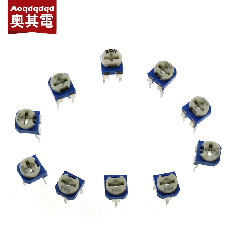 RM065 Trimpot Trimmer Potentiometer Assortment 10Value Variable