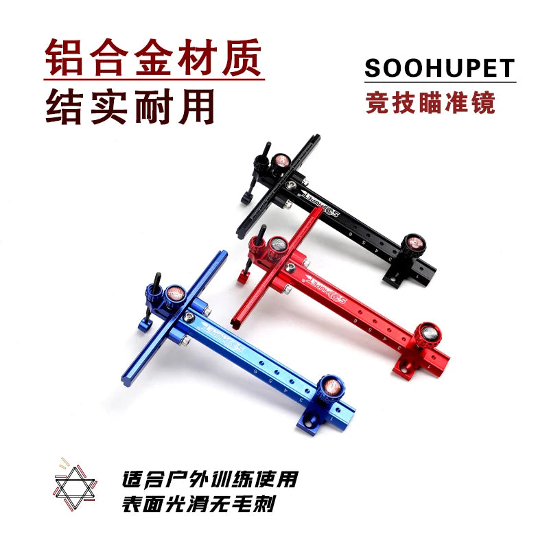 Archery Recurve Bow Sight SOOHUPET Accessories T Shape Shooting