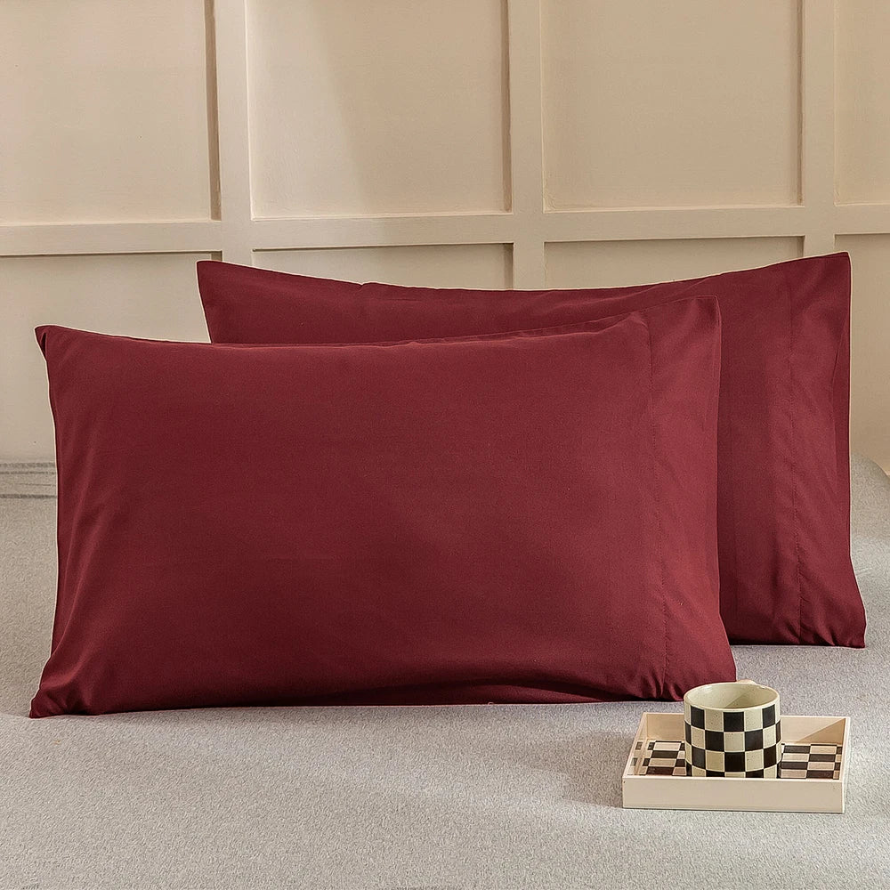 Battilo 2-Pack Microfiber Pillowcases Queen & King | Soft