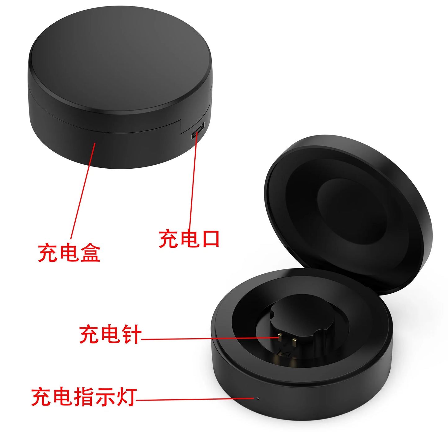 Charging Case For Ring Conn Smart Ring Gen 1 Charger Charging Cord Peaceful Pleasures Health and Wellness