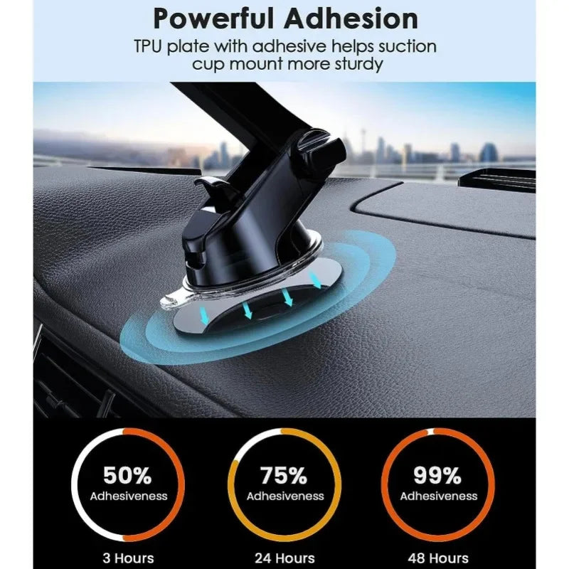 Car Suction Cup Adhesive Disc Pad Base for GPS Phone Mount 2-Pack