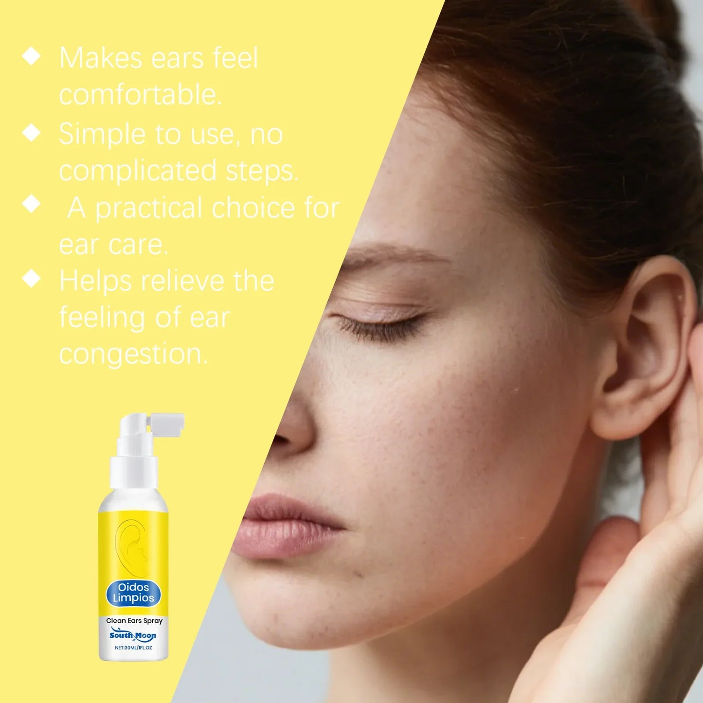 South Moon Ear Care Spray – Earwax Cleansing & Nourishing 30ml