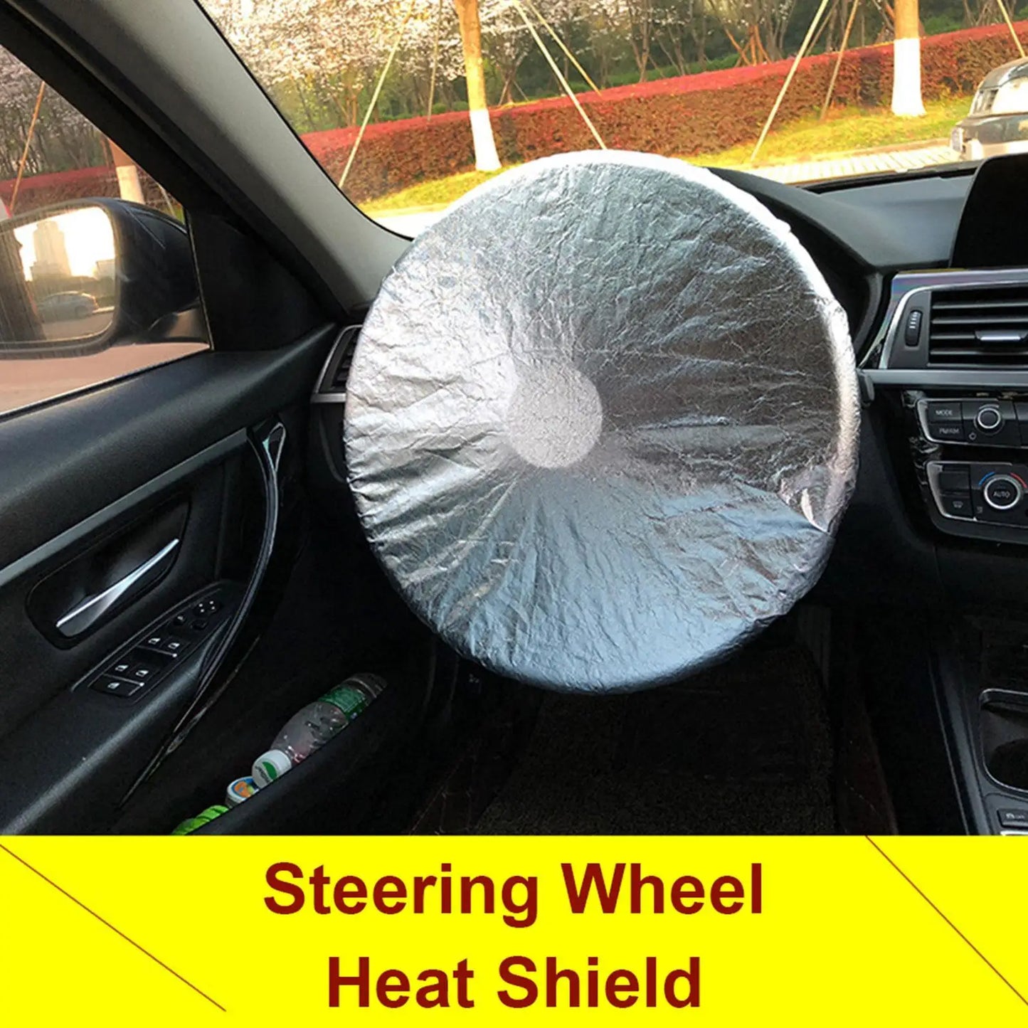 Car Steering Wheel Sun Shade Cover – UV & Heat Protection