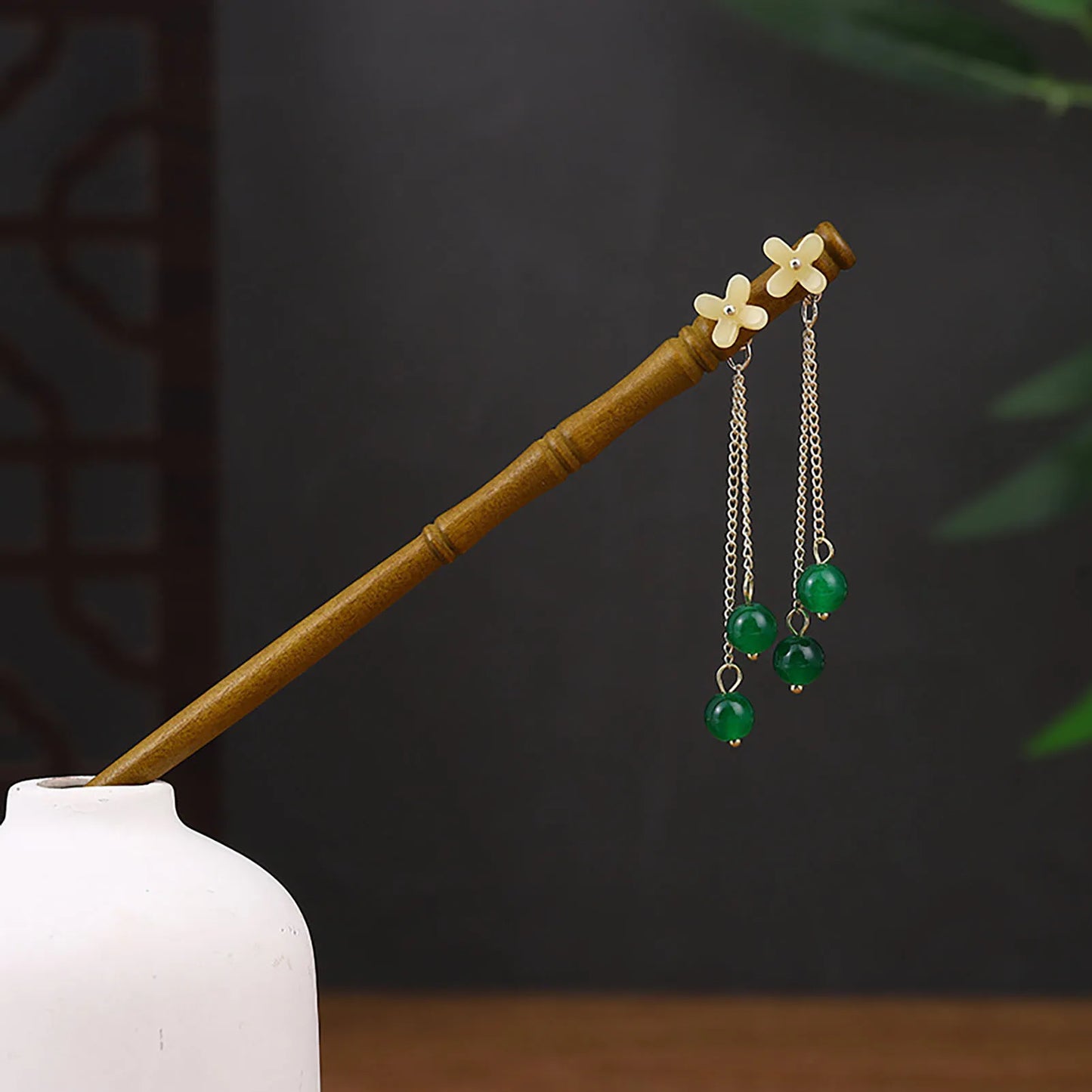 Chinese Style Hair Stick Hairpin Handmade Wood Headpiece Updo Hair Styling Tool for Women Girls Party Head Decor Peaceful Pleasures Health and Wellness 16