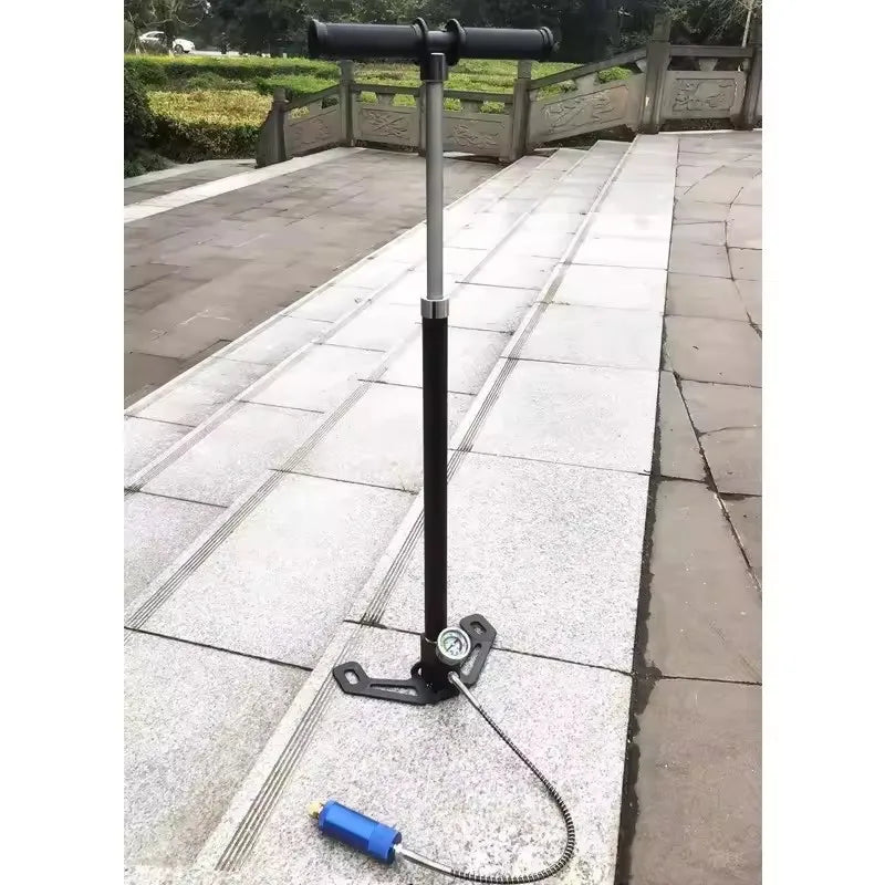 300bar 30mpa 4500psi 3 Stage Hand Operated PCP Pump For Pcp Rifles Air Paintball High Pressure Compressor Car Bicycle Hunting Peaceful Pleasures Health and Wellness