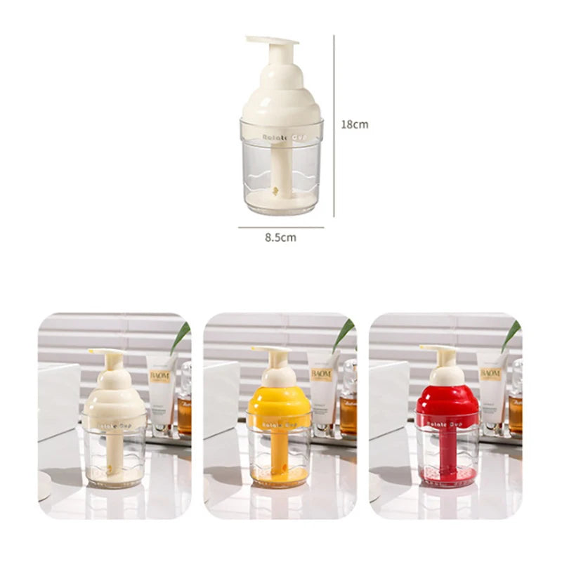 Mousse Foaming Bottle, Manual Pump Bottle For Facial Cleanser, Hand Soap, And Shower Gel, Foaming Device, Dispensing Bottle Peaceful Pleasures Health and Wellness