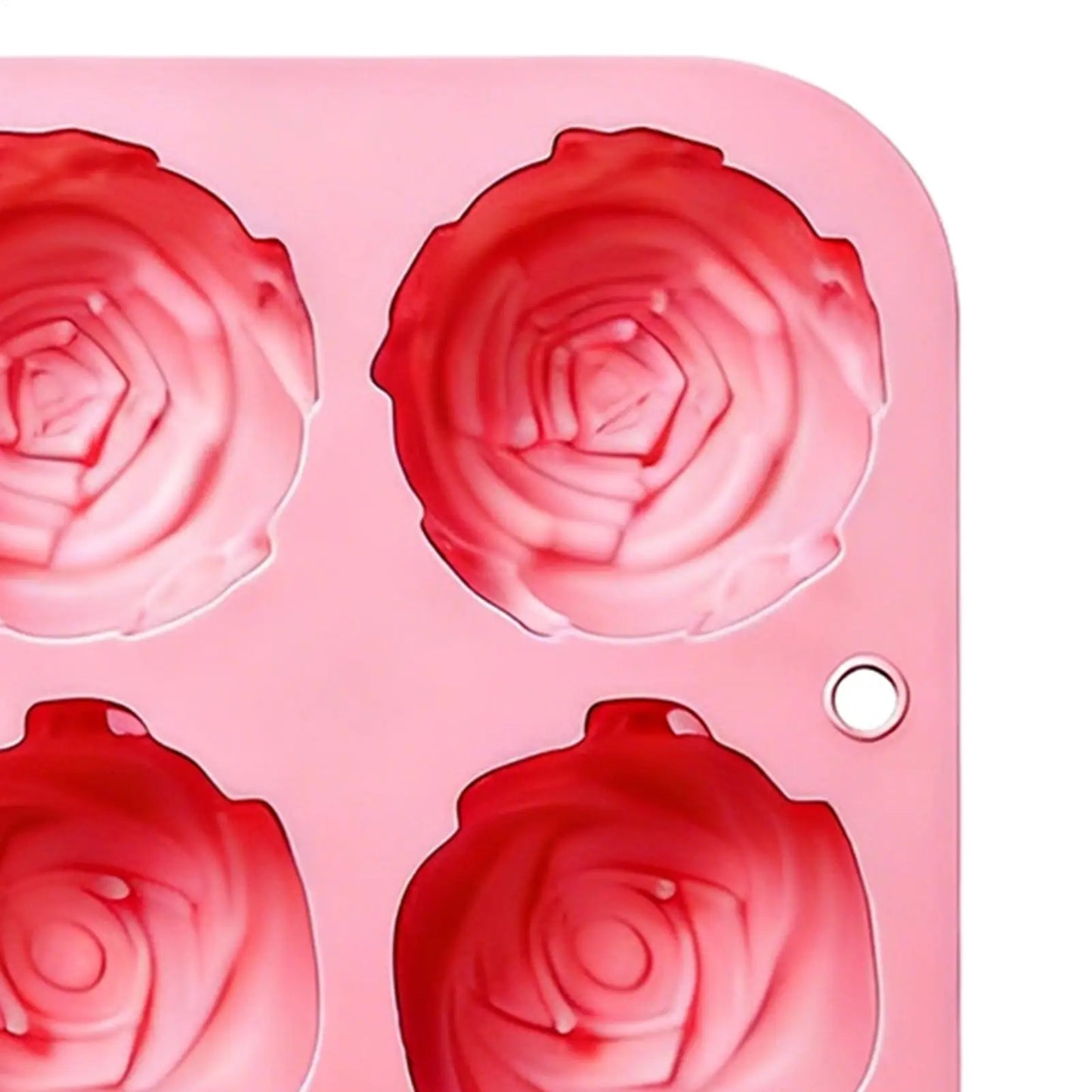 8-Cavity Rose Silicone Mold – Baking, Soap, Candle & Chocolate
