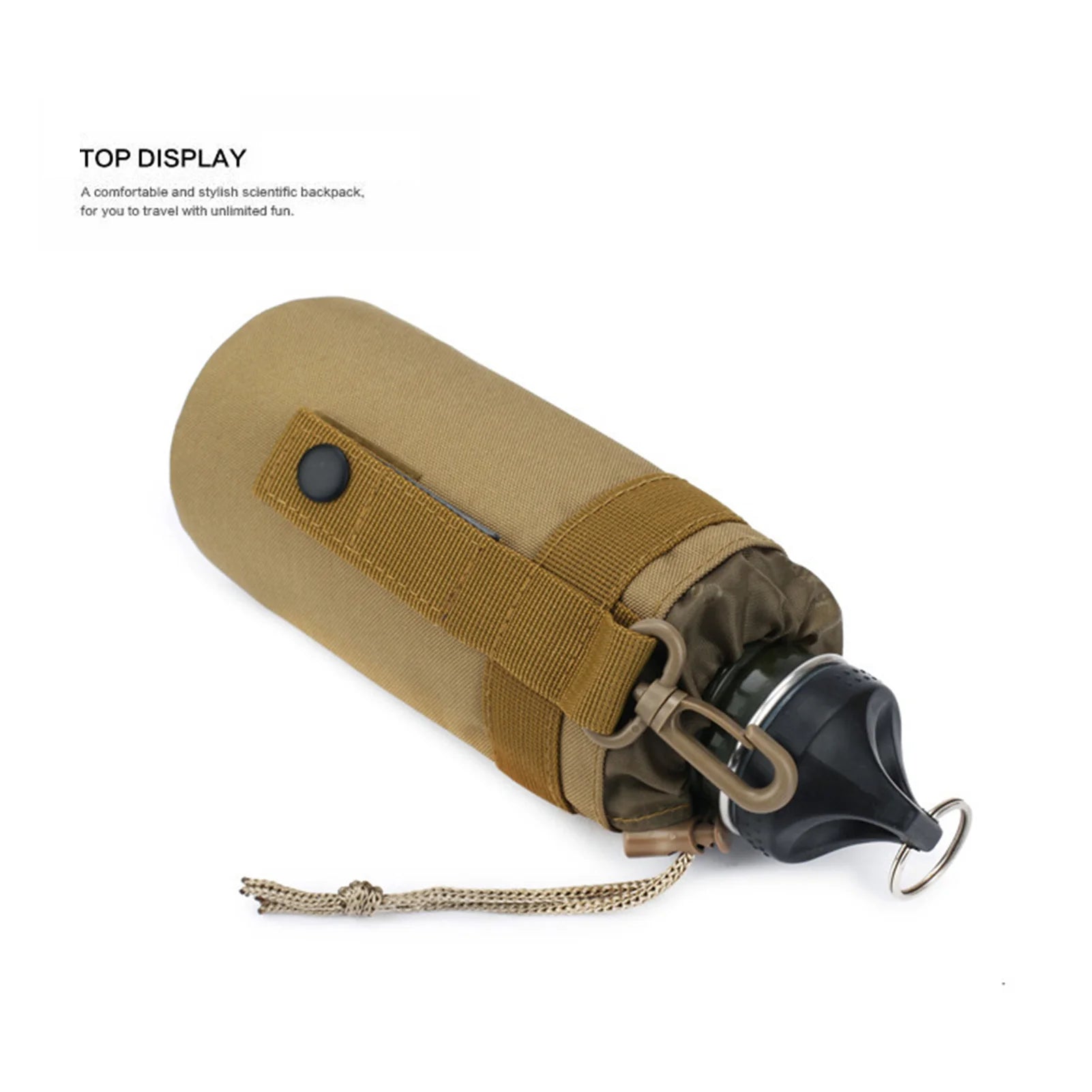 Sports Water Bottles Pouch Bag Comfortable Carrying Water Mug Holder Suitable for Cycling Climbing Peaceful Pleasures Health and Wellness