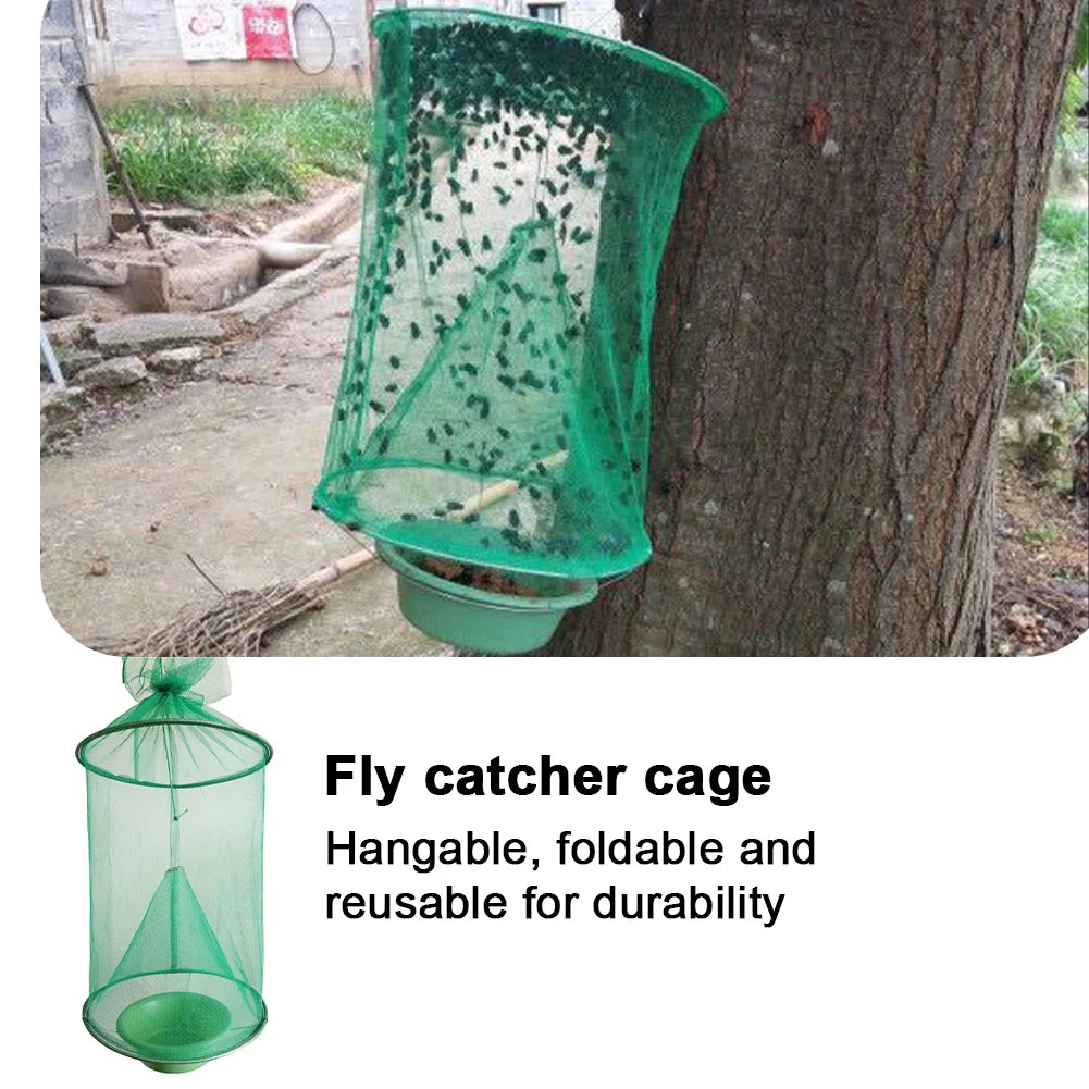 Reusable Hanging Fly Trap Cage – Pesticide-Free Peaceful Pleasures Health and Wellness