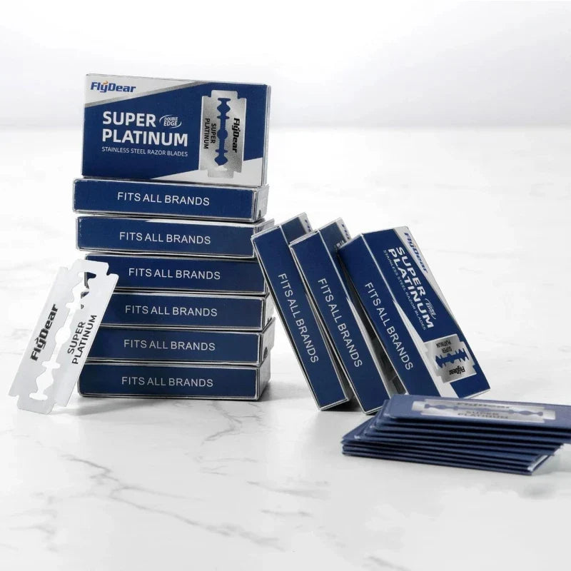 XMSJ Double Edge Safety Razor Blades – 10 Pack Stainless Steel