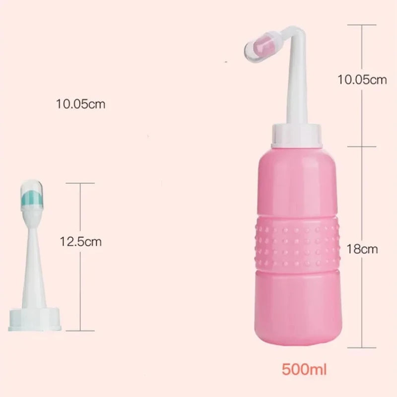 1/2pcs 500ml portable spray bottle handheld travel cleaner suitable for cleaning private parts of pregnant women and infants Peaceful Pleasures Health and Wellness