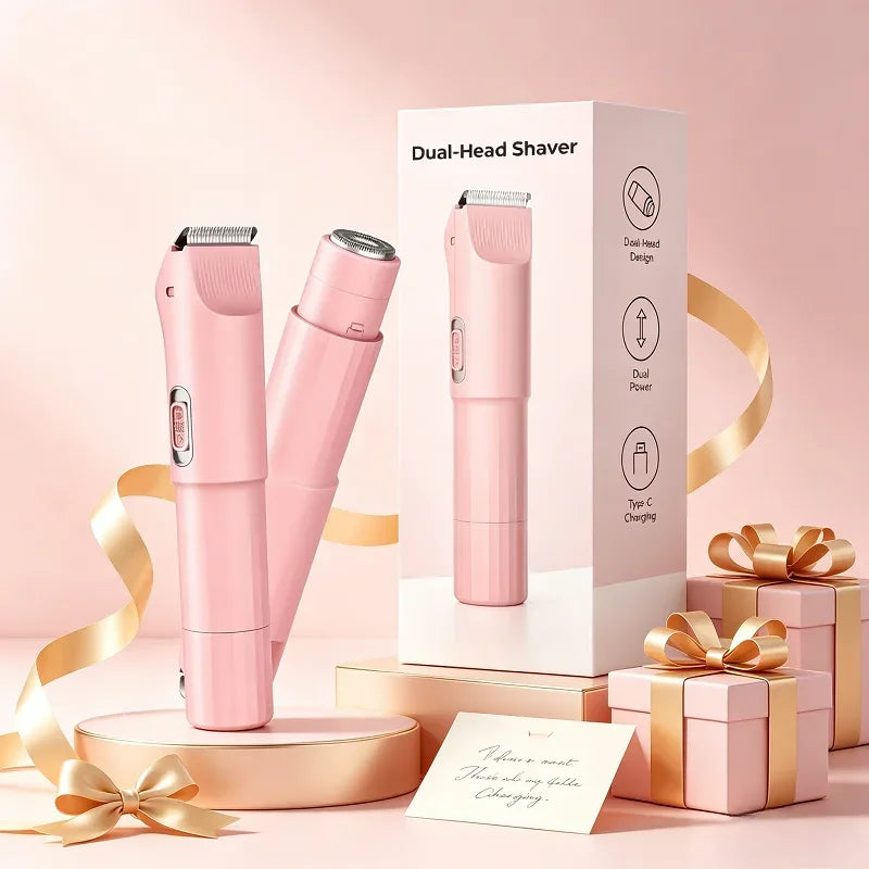 Women's Double Head Electric Shaver & Body Hair Trimmer