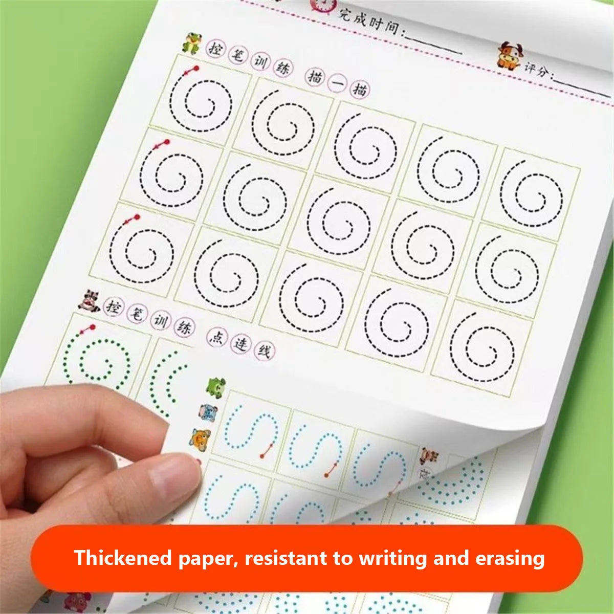 Kids' Pen Control Handwriting Practice Workbook 60 Pages Tracing