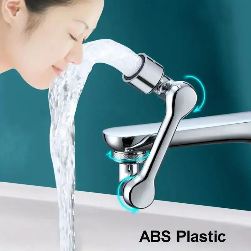 360° Rotating Faucet Aerator Splash Filter Robotic Arm Nozzle Faucet Aerator Peaceful Pleasures Health and Wellness