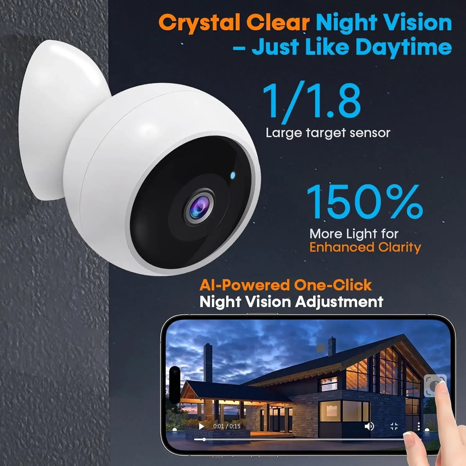 Wireless Outdoor Security Cameras 2-Pack: Magnetic Mount, 2K HD, AI Motion Detection, Long Battery Life Peaceful Pleasures Health and Wellness
