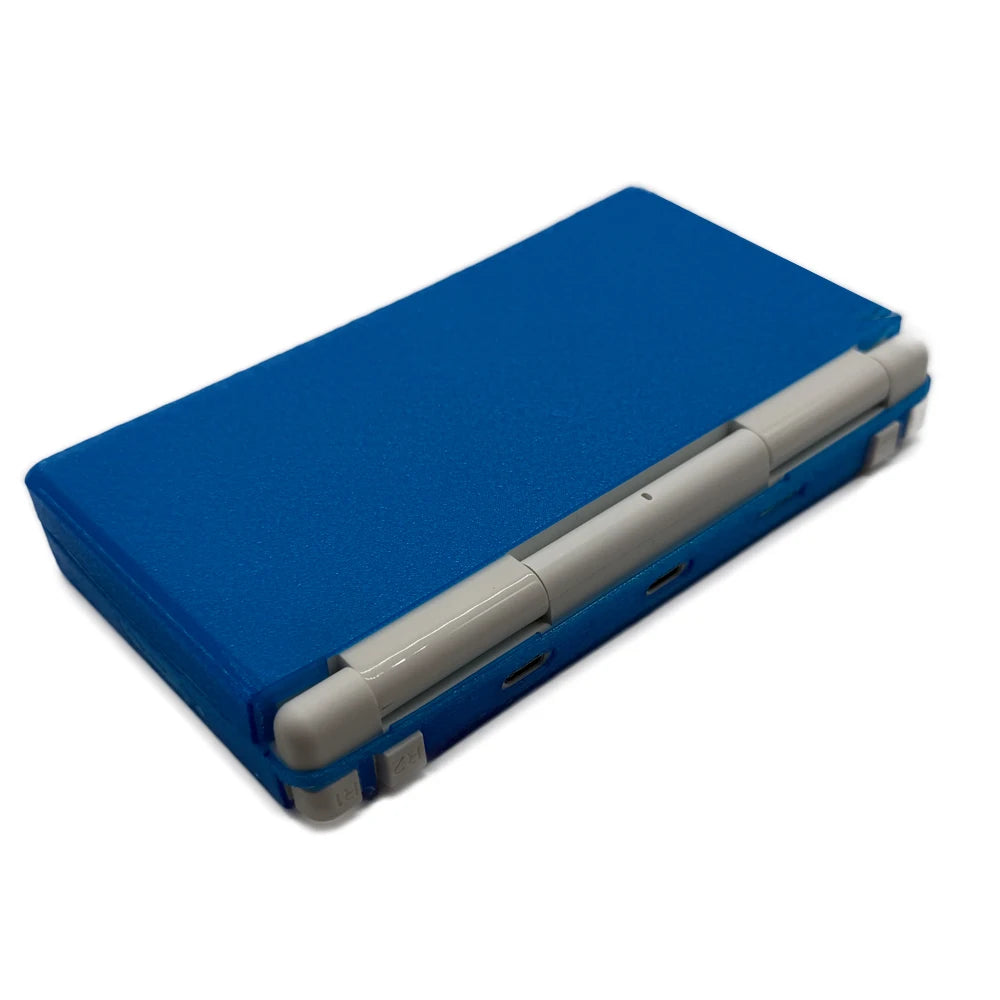TPU Anti-Slip Flexible Protective Shell For Anbernic RG DS Console 3D Printed Protective Cover Fashionable And Simple Design Peaceful Pleasures Health and Wellness Translucent Blue