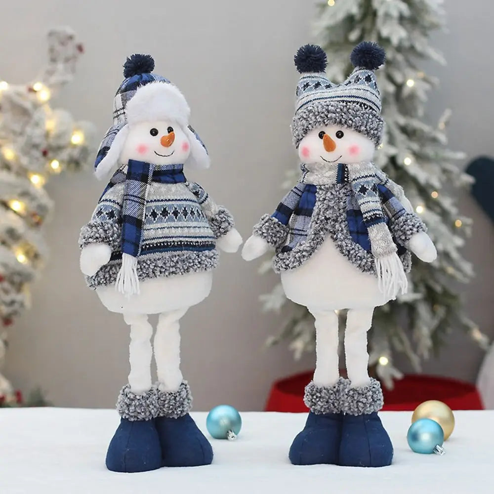 50cm Plush Snowman Doll – Soft Christmas Decor & Kids Gift