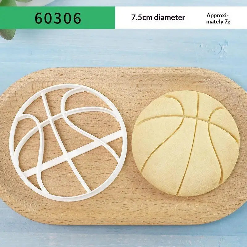 Sports Cookie Cutter Set – Football, Rugby & Basketball Shapes