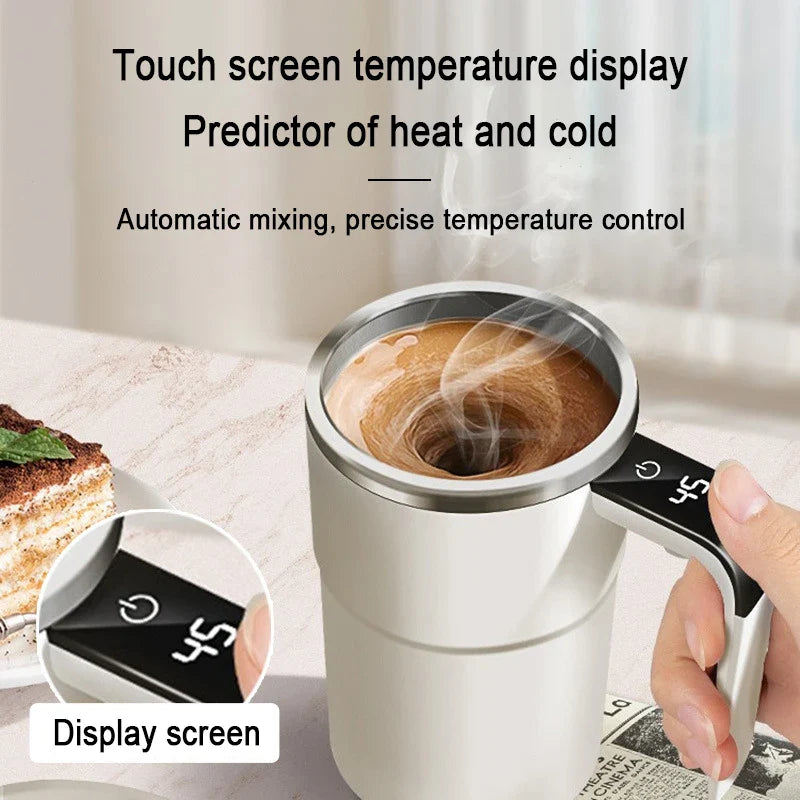 URGGU USB Self-Stirring Coffee Maker | Temperature Display 380ml