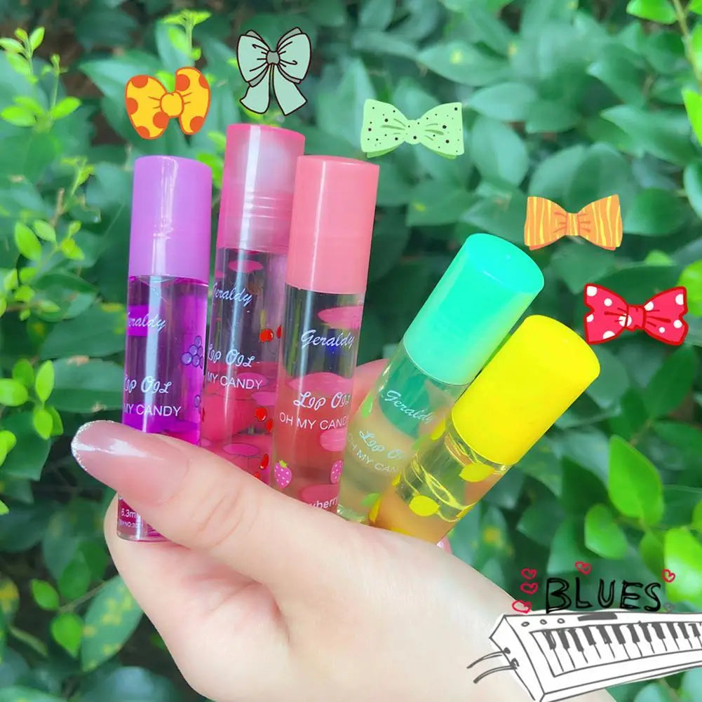 Eelhoe Fruit Roll-On Lip Oil Balm – Moisturizing Lip Gloss