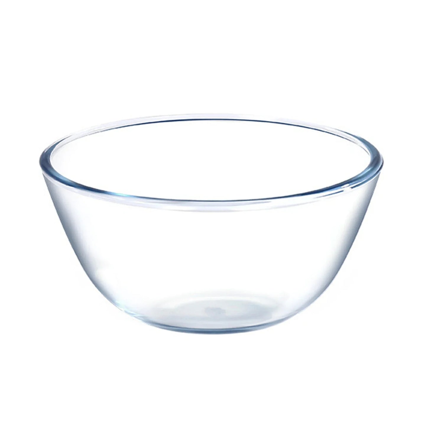 Clear Thickened Glass Mixing Bowl – Microwave & Dishwasher Safe