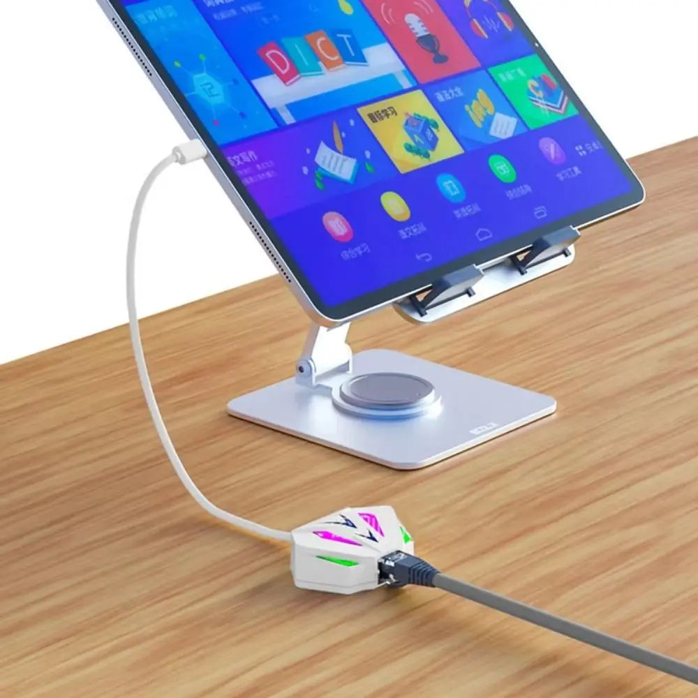 USB/Type-c USB To RJ45 Network Card 2-in-1 USB To 2.5G Type C Ethernet Adapter High Speed Drive Free USB To Network Port Peaceful Pleasures Health and Wellness