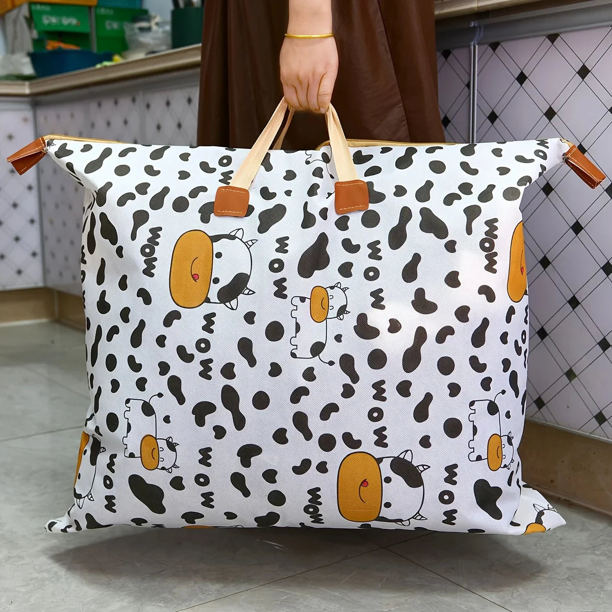 Large Foldable Clothing & Blanket Storage Bag | Oxford Organizer