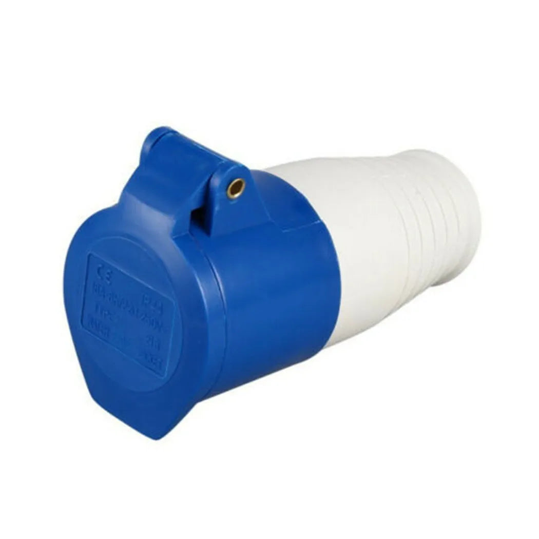 240V 16A 3 Pin Industrial Waterproof Plugs Socket Male Female IP44 2P