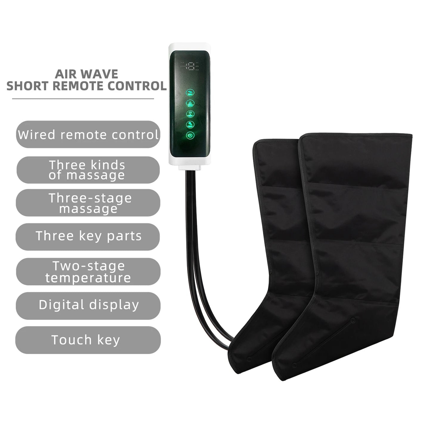 MagCellapy Air Compression Leg Massager | 4 Airbag Boots