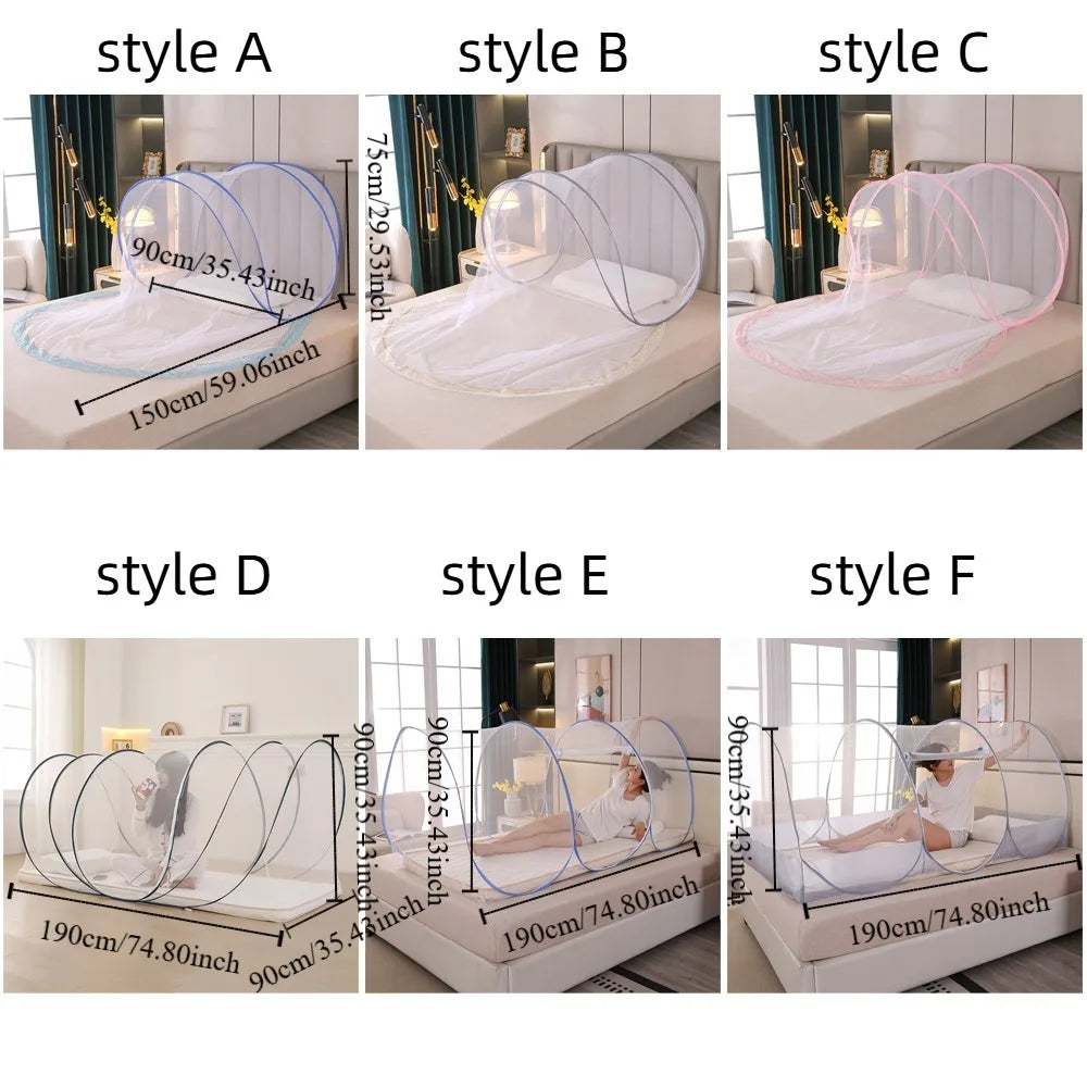 Portable Folding Travel Mosquito Net – Single Bed Bug Net
