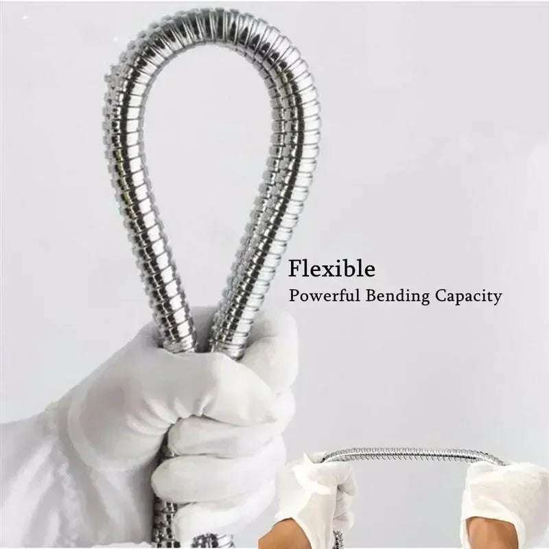 SUS304 Flexible Shower Hose 1.5M / 2M – Stainless Steel Black