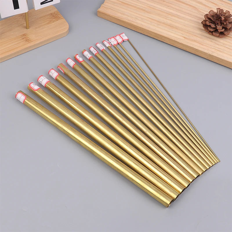 Brass Tube Dia 2/3/4/5/6/7/8/9/10/11/12/13/14/15mm Length 300mm 0.5mm Wall Brass Pipe Modelmaking Rod Cutting Tool Replacement Peaceful Pleasures Health and Wellness