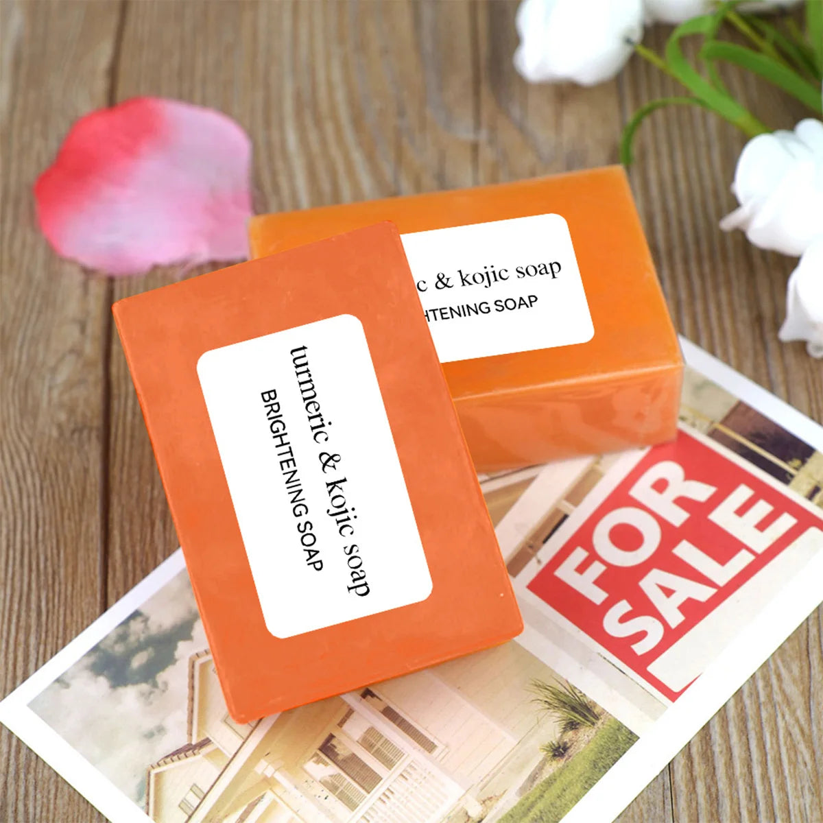 Turmeric Kojic Acid Brightening Soap 100g | Glow & Acne Care
