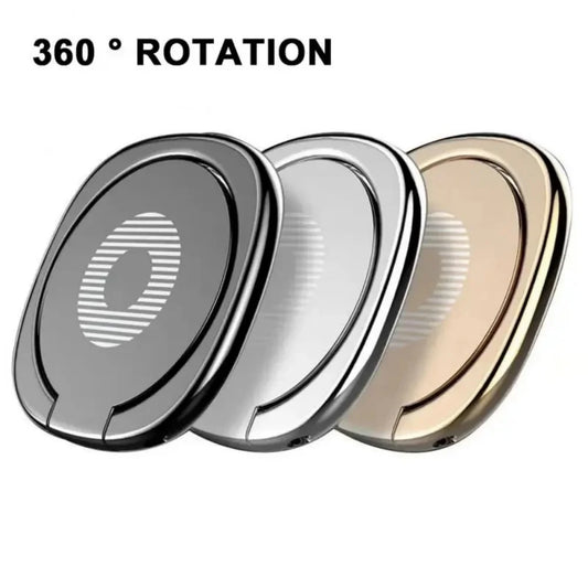 Metal 360° Rotating Finger Ring Phone Stand Holder – Universal Phone Ring Stand Peaceful Pleasures Health and Wellness