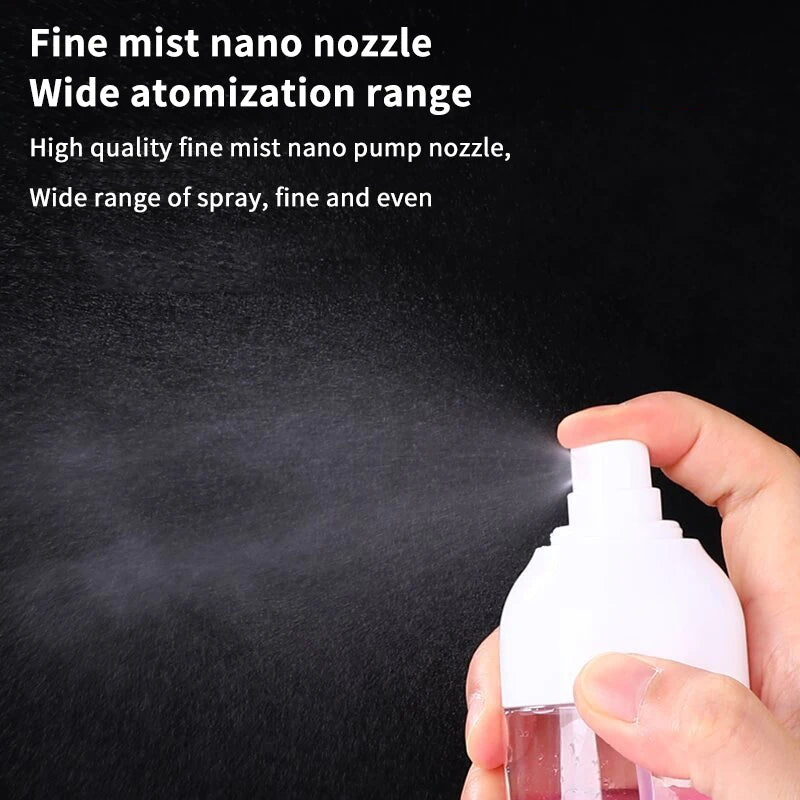 30/50/100ml Plastic Cream Shampoo Pump Bottle Portable Refillable Lotion Bottles Spray Container Essential Oil Travel Tools Peaceful Pleasures Health and Wellness