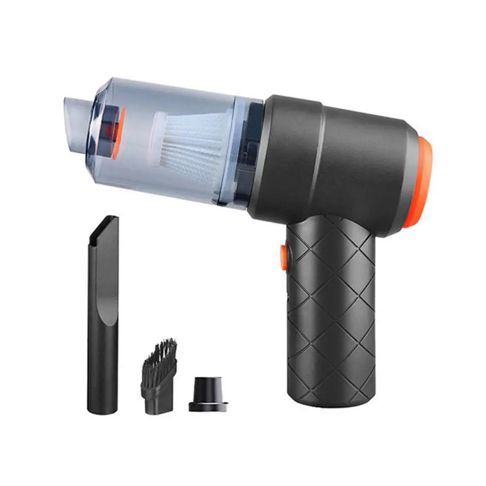 Wireless Car Vacuum Cleaner for Home and Auto Peaceful Pleasures Health and Wellness Black