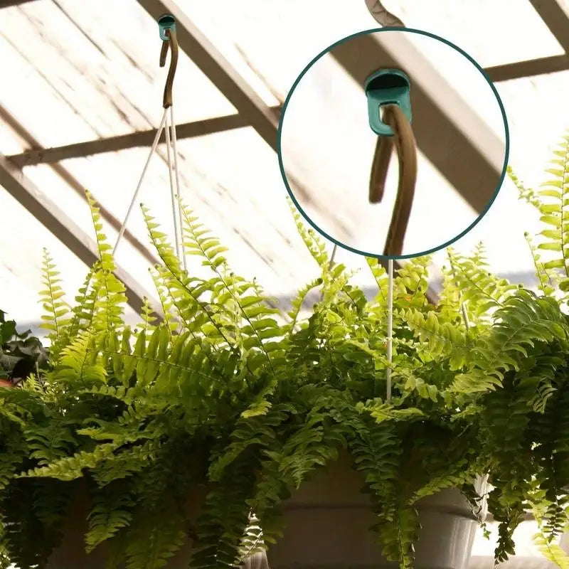 6/30Pcs Greenhouse Hanging Plant Hooks Nylon Roller Track S Hook for Hanging Plants Basket Garden Greenhouse Hanging Accessory Peaceful Pleasures Health and Wellness