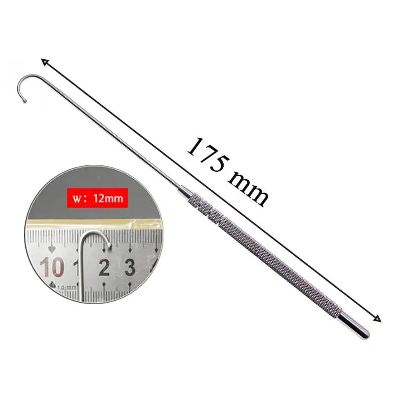 Spay Hook Surgical Instrument – Ball Tip, Stainless Steel, Multi-Size