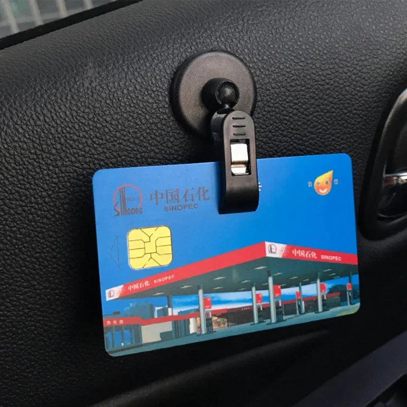 1 Pair Car Interior Window Clip Mount Black Suction Cap Clip Plastic Sucker Removable Holder For Sunshade Curtain Towel Ticket Peaceful Pleasures Health and Wellness