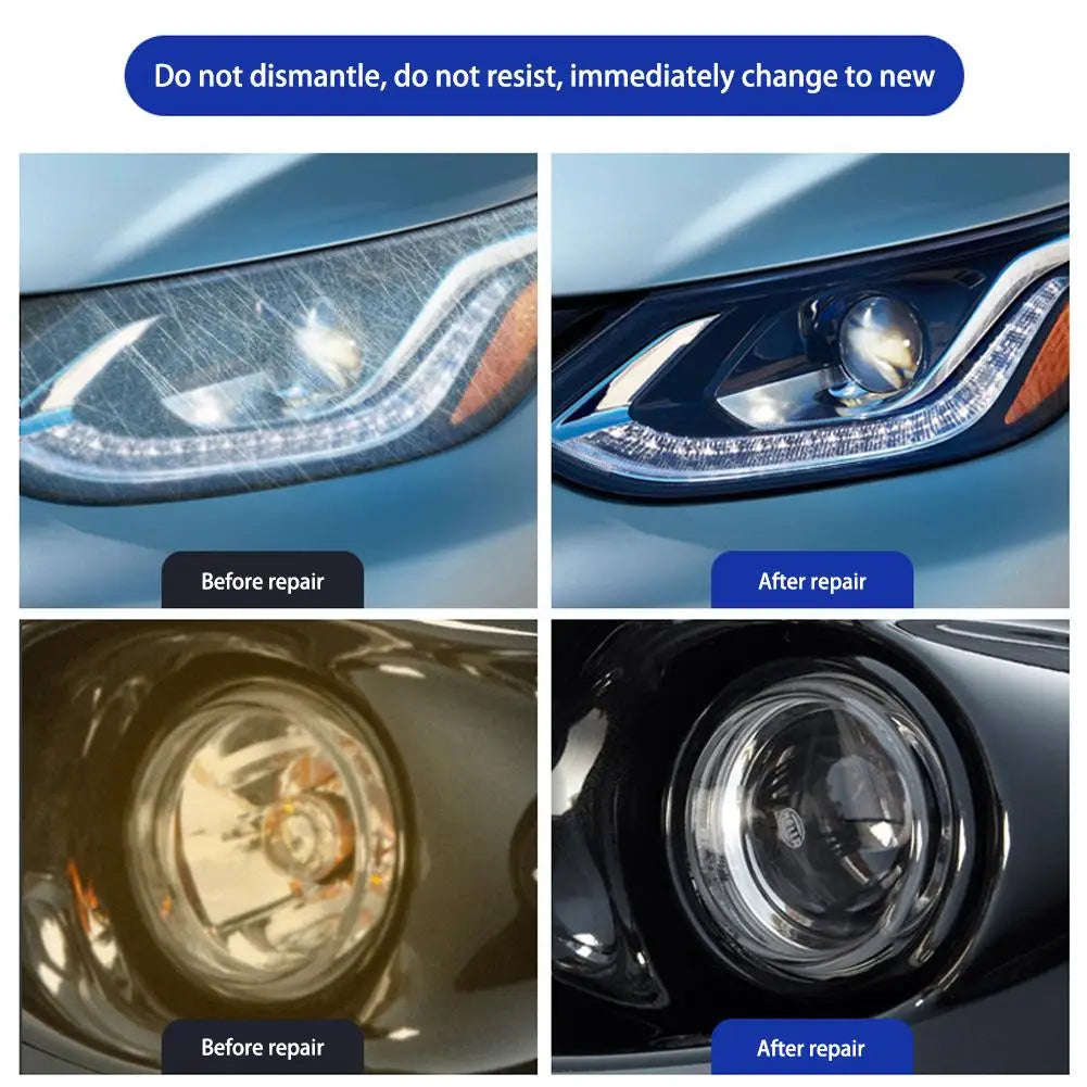 Car Headlight Restoration Kit | Polishing & Repair Set