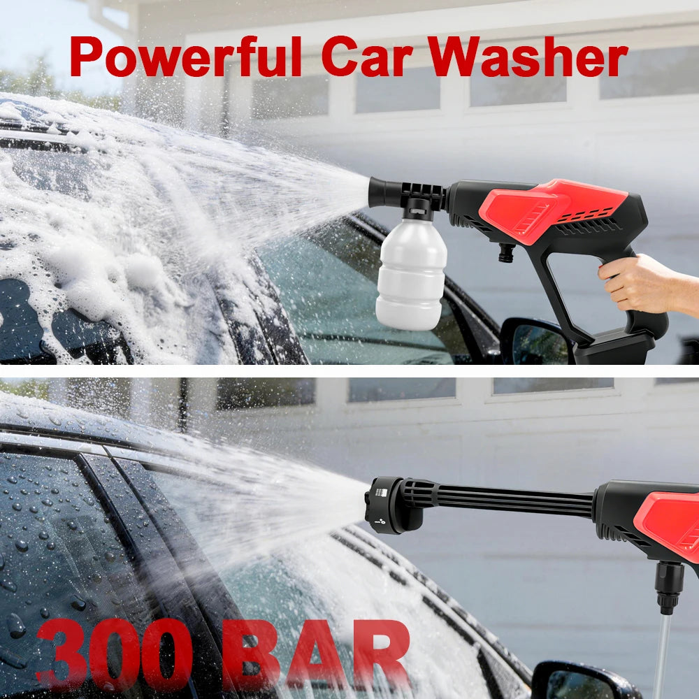 6IN1 High Pressure Electric Water Spray Gun Car Garden Washer Tool Car Wash Gun HomeYard Tool for Makita Battery Pin(NO Battery) Peaceful Pleasures Health and Wellness