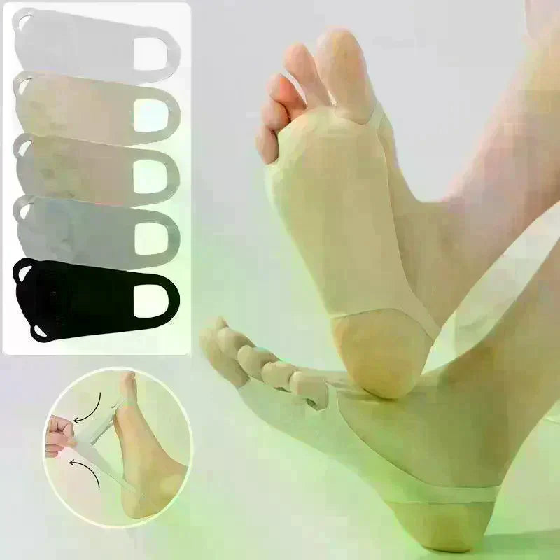 Women's Invisible Open-Toe Boat Socks | Non-Slip & Breathable