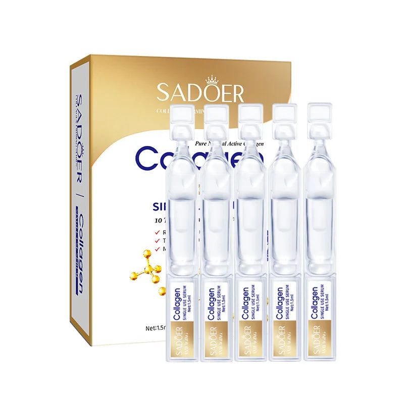 SADOER Collagen Anti-Wrinkle Face Serum | 15 Single-Use Vials